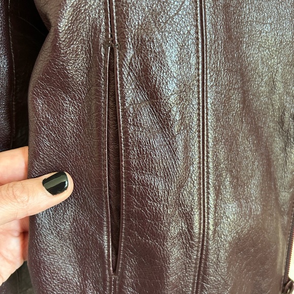 Wilson’s Leather Jacket Size M - Picture 4 of 8